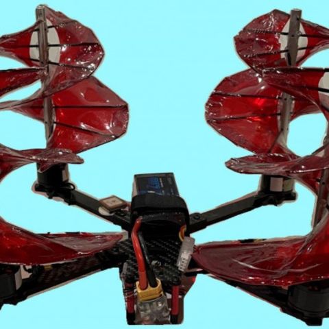 Der flugfähige Prototyp setzt aus eine Mischung aus alter und moderner Technik