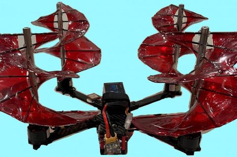 Der flugfähige Prototyp setzt aus eine Mischung aus alter und moderner Technik