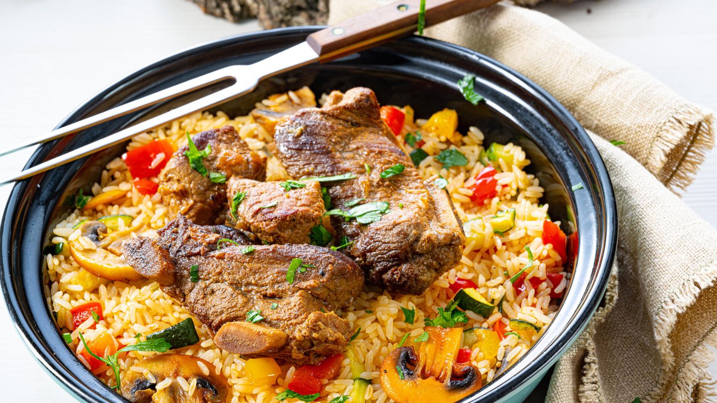 Reis mit Fleisch und Gemüse: In der Pandemie haben sich die Essensgewohnheiten geändert.