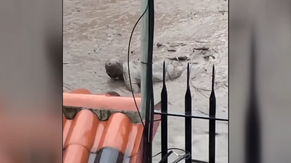 Video: Heftige Regenfälle in Ecuador: der Schlamm riss Menschen mit Video: Heftige Regenfälle in Ecuador: der Schlamm riss Menschen mit