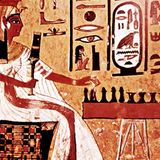 Die Königin spielt Schach.