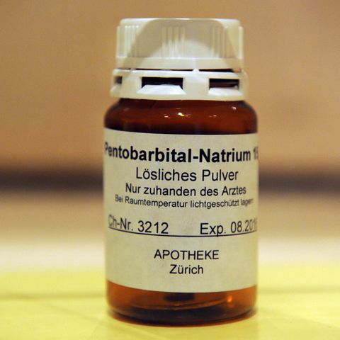 Das Betäubungsmittel Natrium-Pentobarbital wird in Belgien, den Niederlanden und der Schweiz im Rahmend der dort erlaubten Sterbehilfe eingesetzt