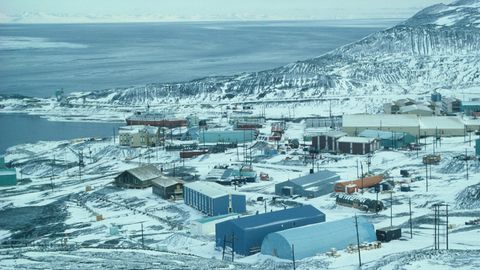 US-Forschungsstation McMurdo in der Antarktis