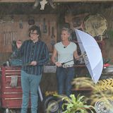 Sonja Zietlow und Daniel Hartwich im Regen