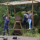 Sonja Zietlow und Daniel Hartwich bei der Dschungelprüfung