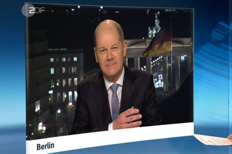 Olaf Scholz im heute-journal-Interview