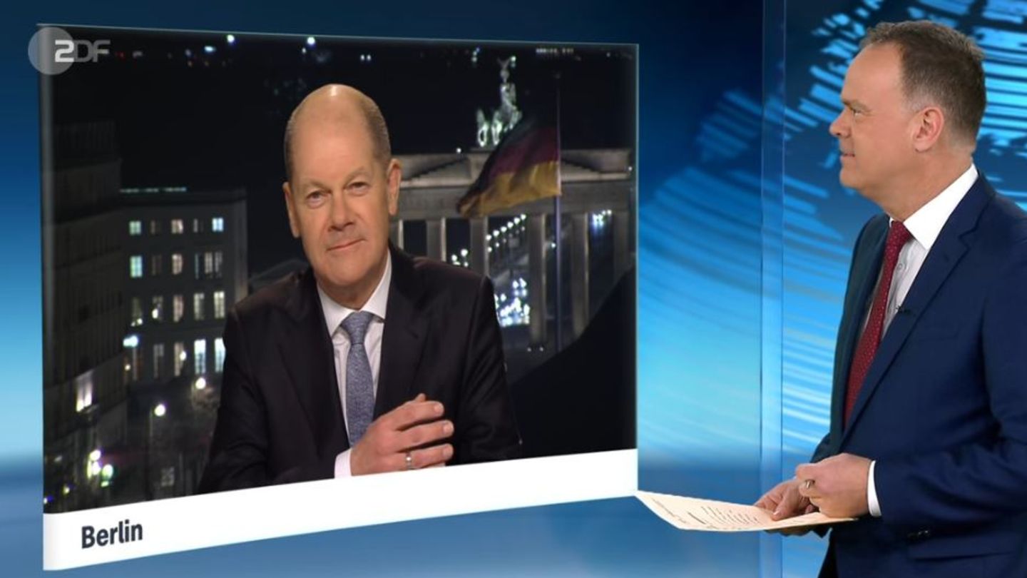 Olaf Scholz im heute-journal-Interview