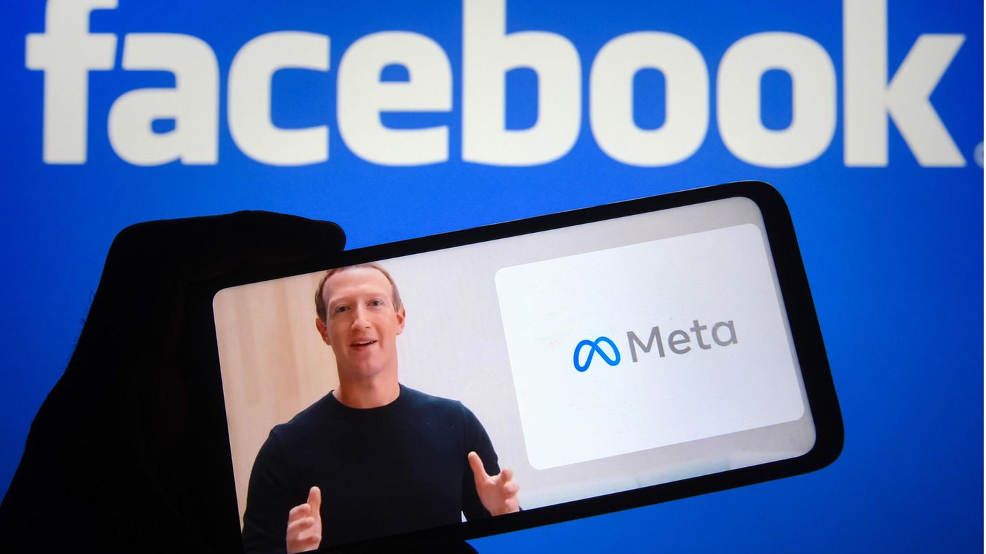 Mark Zuckerberg bei der Vorstellung von Facebook-Mutterkonzern Meta