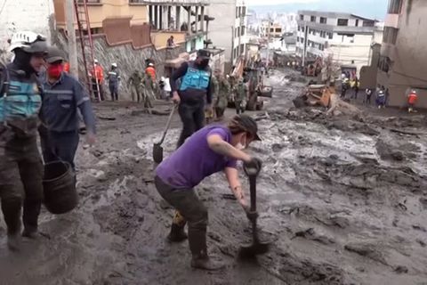 Video: Ecuador: Zahl der Toten nach Schlammlawine gestiegen