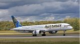 Boeing 757 mit Iron Maiden Lackierung