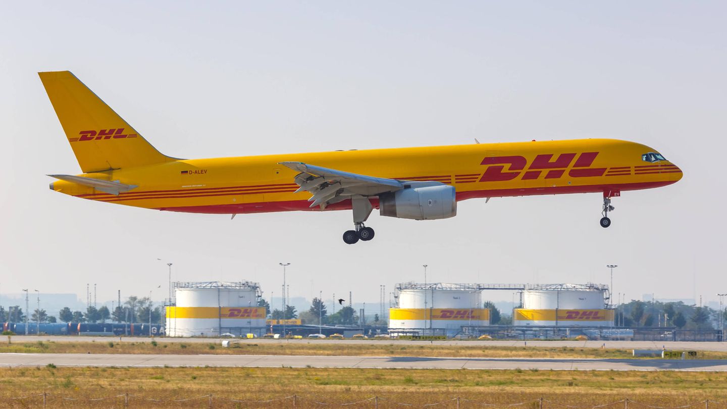 Boeing 757 von DHL