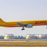 Boeing 757 von DHL