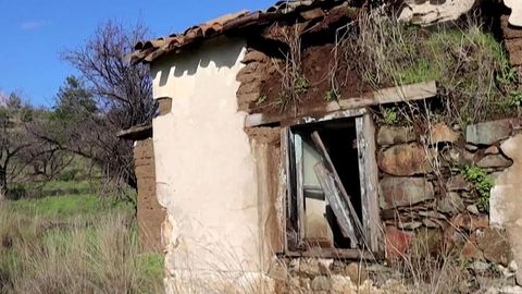 Lost Place, verlassenes Dorf Varisia auf Zypern, gelegen in der UN-Pufferzone