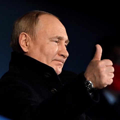 Wladimir Putin bei der Eröffnung der Olympischen Winterspiele in Peking 