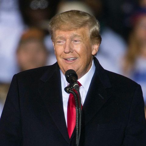 Donald Trump am Rednerpult