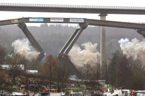Autobahn-Explosion: Die gigantische Sprengung der A45-Talbrücke