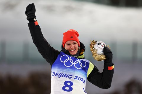 Denise Herrmann bei den Winterspielen 2022