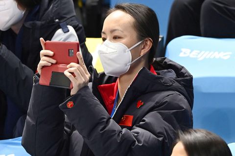 Die chinesische Tennisspielerin Peng Shuai als Olympia-Touristin