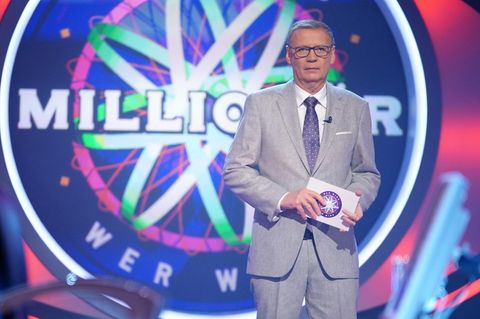 Günther Jauch bei der Aufzeichnung von "Wer wird Millionär?"