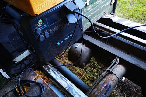 Flex statt Camping, die Powerbox im Einsatz