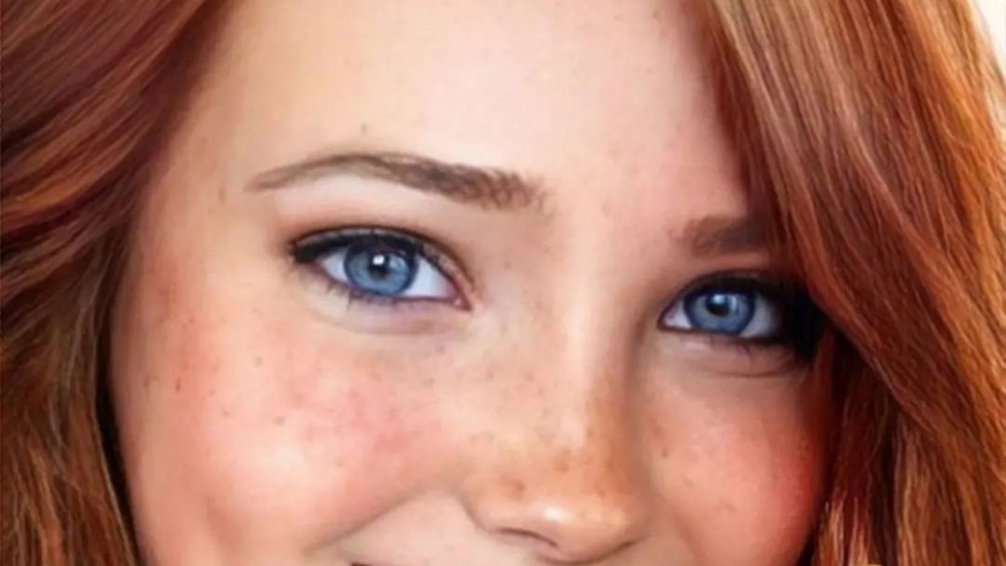 Die hellen Augen und die rötlichen Haare hat Hidreley Diao auch in diesem realistischen Portrait von Anna gut getroffen.