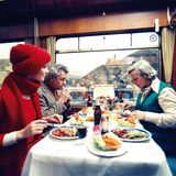 Im Speisewagen der DSG