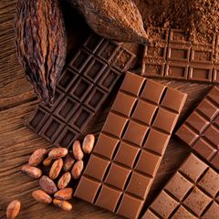 Verschiedene Tafeln Schokolade