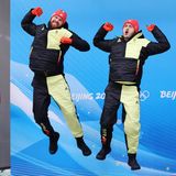 Silber im Doppelsitzer-Rodeln: Toni Eggert and Sascha Benecken (r.)