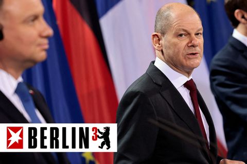 Olaf Scholz am Rednerpult