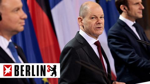 Olaf Scholz am Rednerpult