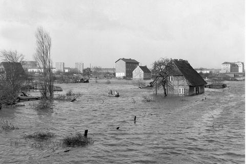 Sturmflut in Hamburg