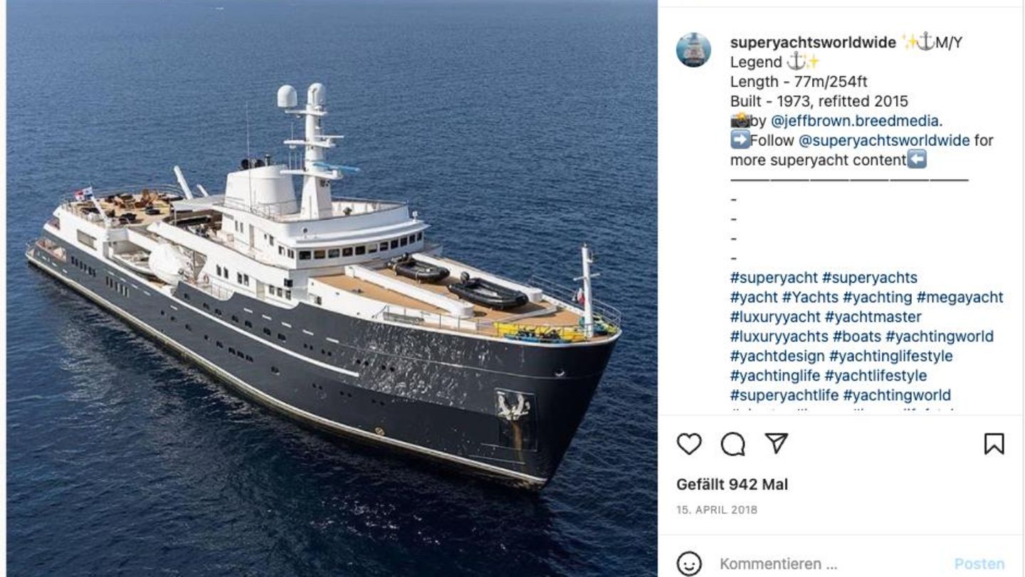 Jacht Legend von Eric Schmidt