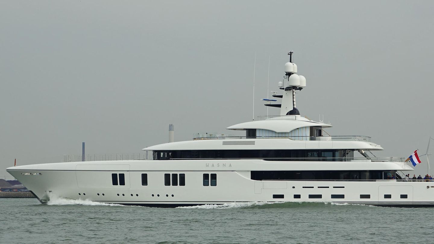 Jacht Lunasea (hier noch Hasna) von Yahn Bernier