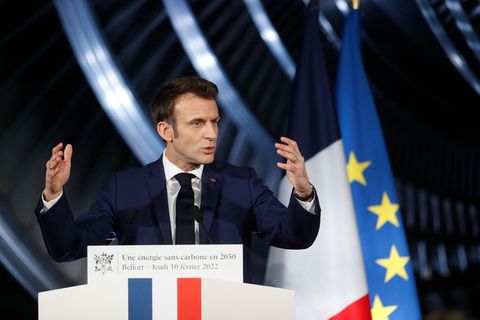 Frankreichs Präsident Emanuel Macron will die friedliche Nutzung der Atomenergie in seinem Land weiter vorantreiben