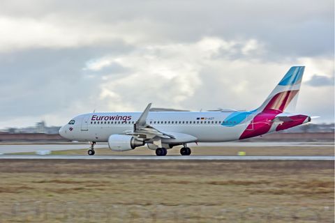 Flugzeug der Lufthansa-Tochter Eurowings.