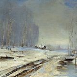 Rasputitsa - das Meer des Schlamms, 1894, von Alexei Savrasov