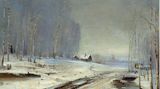 Rasputitsa - das Meer des Schlamms, 1894, von Alexei Savrasov