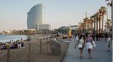Strand in Barceloneta
