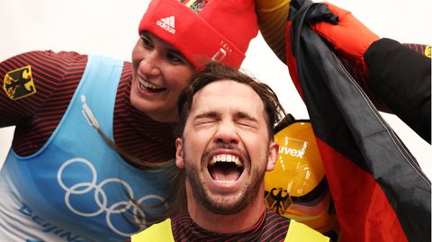Natalie Geisenberger und Tobias Wendl haben je sechs olympische Goldmedaillen gewonnen
