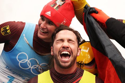 Natalie Geisenberger und Tobias Wendl haben je sechs olympische Goldmedaillen gewonnen