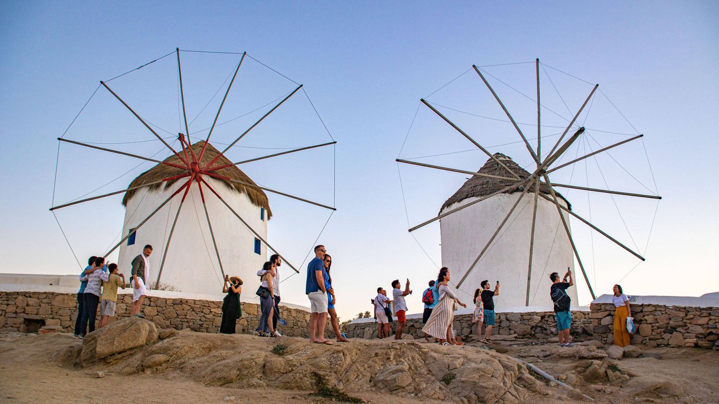 Windmühlen auf Mykonos
