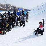 Shaun White lässt sich zum Abschluss noch mal fotografieren