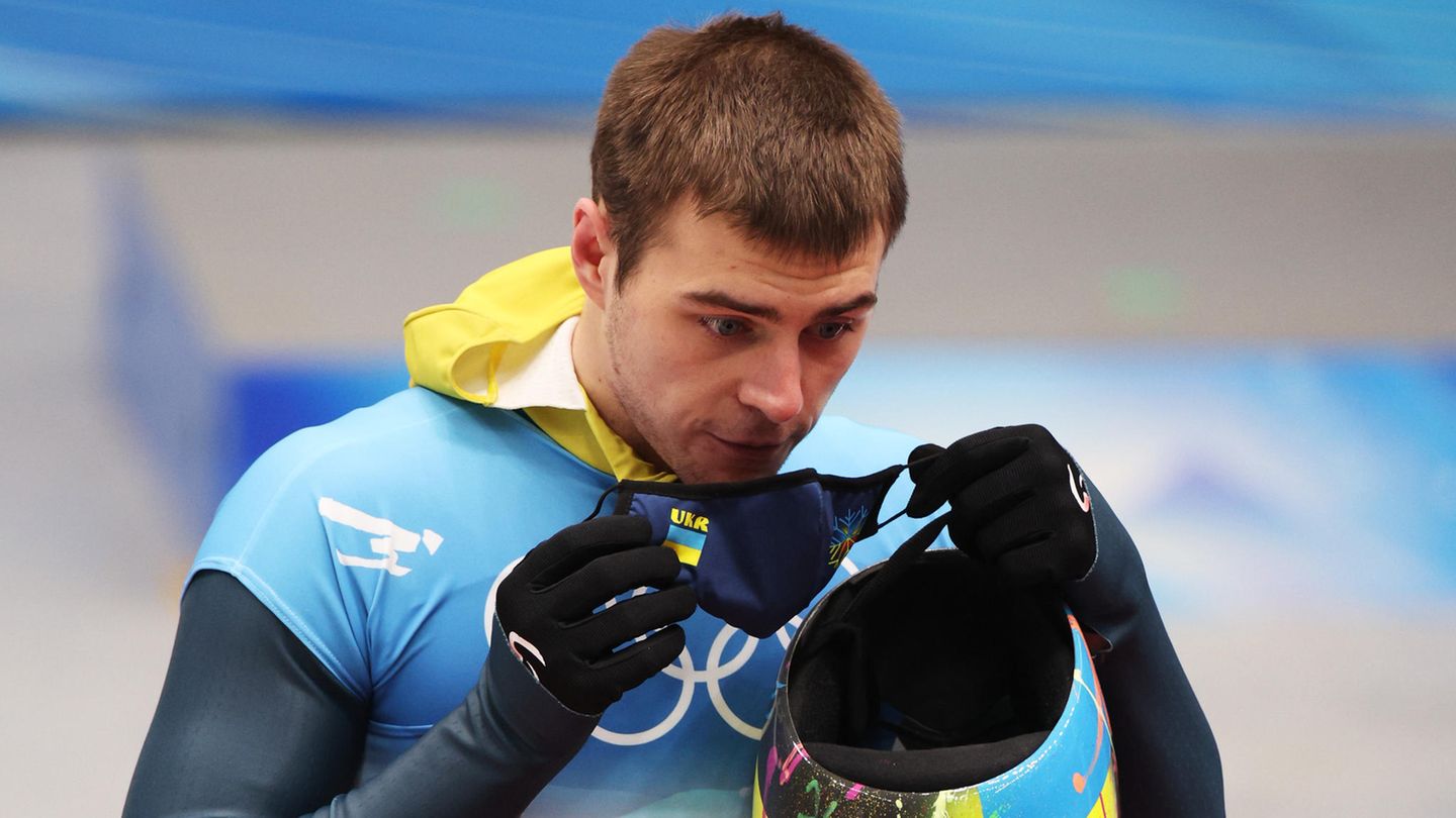 Der Skeleton-Fahrer Wladislaw Heraskewitsch aus der Ukraine