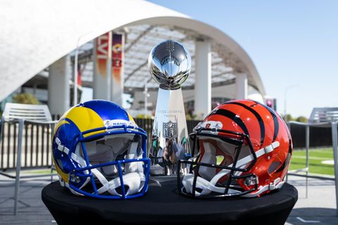 Der Super Bowl zwischen den Los Angeles Rams (l.) und Cinncinati Bengals wird in der Nacht zum Montag ausgetragen