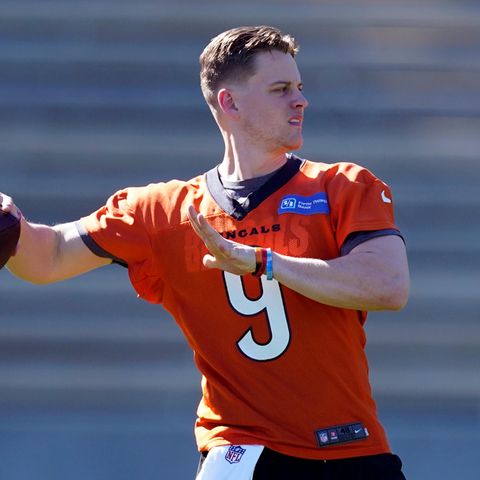 Joe Burrow trägt die 9 und fesche Kette und will die Bengals zum Super Bowl führen