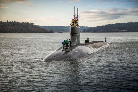 Das von der US-Marine zur Verfügung gestellte Foto zeigt das Schnellangriffs-U-Boot USS Connecticut (SSN 22)