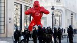 Polizei in Paris mobilisierte Tausende Einsatzkräfte gegen den Konvoi