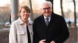 Bundespräsident Frank-Walter Steinmeier und seine Frau Elke Büdenbender