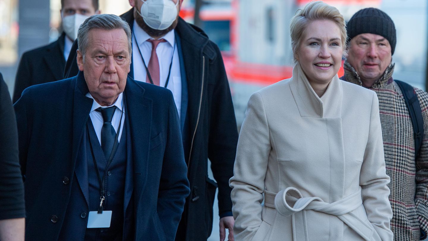 Roland Kaiser und Manuela Schwesig
