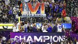 Siegerehrung: Für die Rams ist es der zweite Super Bowl in der Geschichte des Teams.
